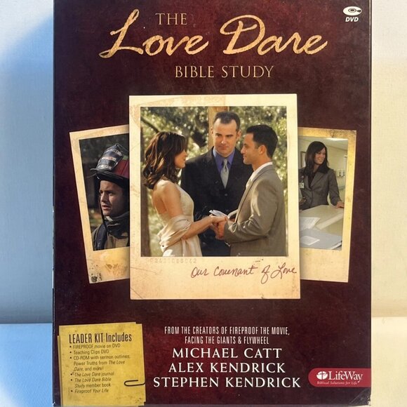 THE LOVE DARE BIBLE STUDY LEADER KIT Based on Fireproof the Movie Opened Box - Picture 1 of 10